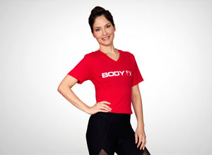 Unisex Body FX Red V-Neck T-Shirt